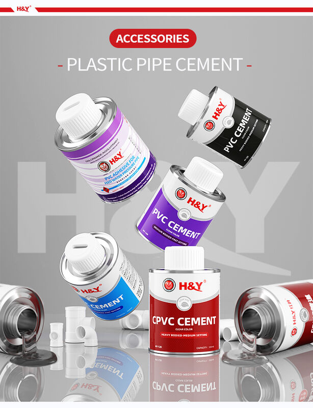 Professional PVC Solvent Cement for Safe and Stable Pipe Connection, Excellent Sealing Performance High Durability Anti Pressure and Anti Cracking Widely Used in Plumbing Construction and Industry