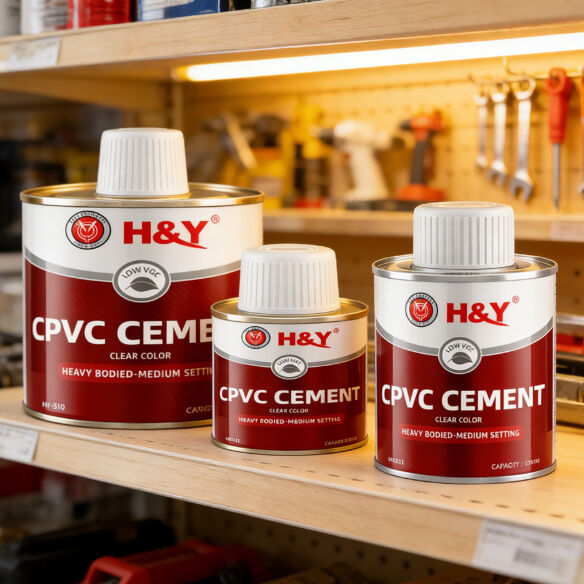 Professional PVC Pipe Cement CPVC Glue Strong Bonding Adhesive for Pipeline Connection High Strength Vinyl Plastisol Solvent Cement Quick Drying And Leak-Proof Suitable for PVC CPVC Plastic Pipes
