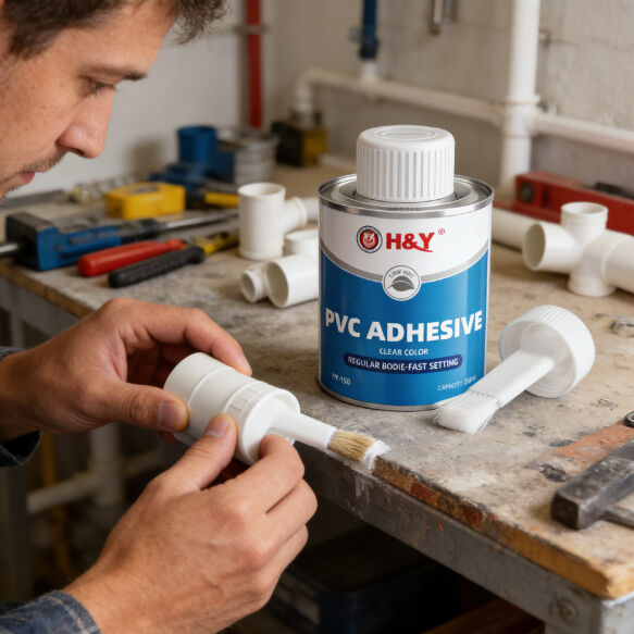 Plastic PVC Self Adhesive Solvent Cement Glue For PVC Pipe Fittings Strong Bonding