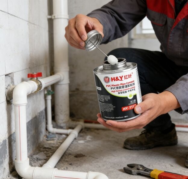 টেকসই পিভিসি সলভেন্ট সিমেন্ট উচ্চ সান্দ্রতা পিভিসি আঠালো আঠা সিভিল ইন্ডাস্ট্রিয়াল পিভিসি পাইপিং সিস্টেমের জন্য