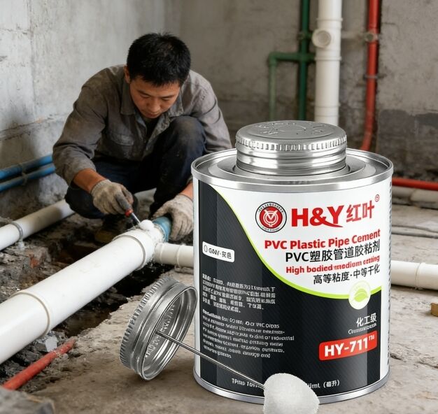 High VIscosity PVC Solvent Cement With Clear Color For Plastic Waterpipe Strong Adhesive