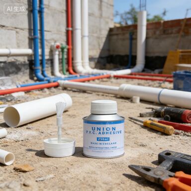 Wasserbasierte PVC-Rohrklebstofflösungsmittel Zementklebstoff für OEM 125ml 250ml 500ml