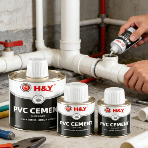 Premium Quality Clear Grey PVC Cement Pipe Adhesive Strong Bonding Solvent Cement For PVC Pipe Connection And Installation