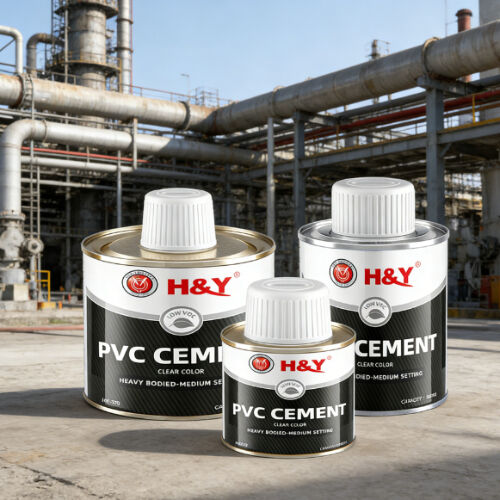 Sıcak Su ve Yağmur Su Tüpleri için Yüksek Güçlü PVC Çimento Solvent Yapıştırıcı Hızlı Kurutma Güçlü Bağlama 500g Net Ağırlık Fabrika Doğrudan Toptan Fiyat