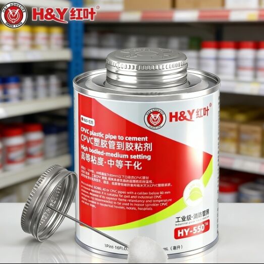 Red Colour High Viscosity Industry Grade CPVC Adhesive For High Pressure Plastic Water Pipe