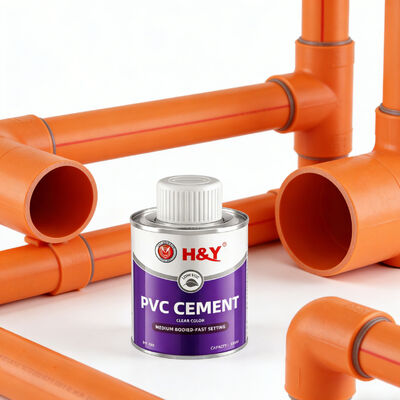 Harga bagus Semen Pelarut PVC Kemasan Dengan Segel Kuat Untuk Pipa Pipa Perumahan Komersial on line