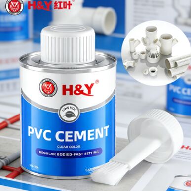Bon prix Ciment PVC à séchage rapide 500 ml, colle pour tuyaux en PVC OEM avec brosse en coton en ligne