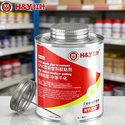 Good price Red Colour High Viscosity Industry Grade CPVC Adhesive For High Pressure Plastic Water Pipe online